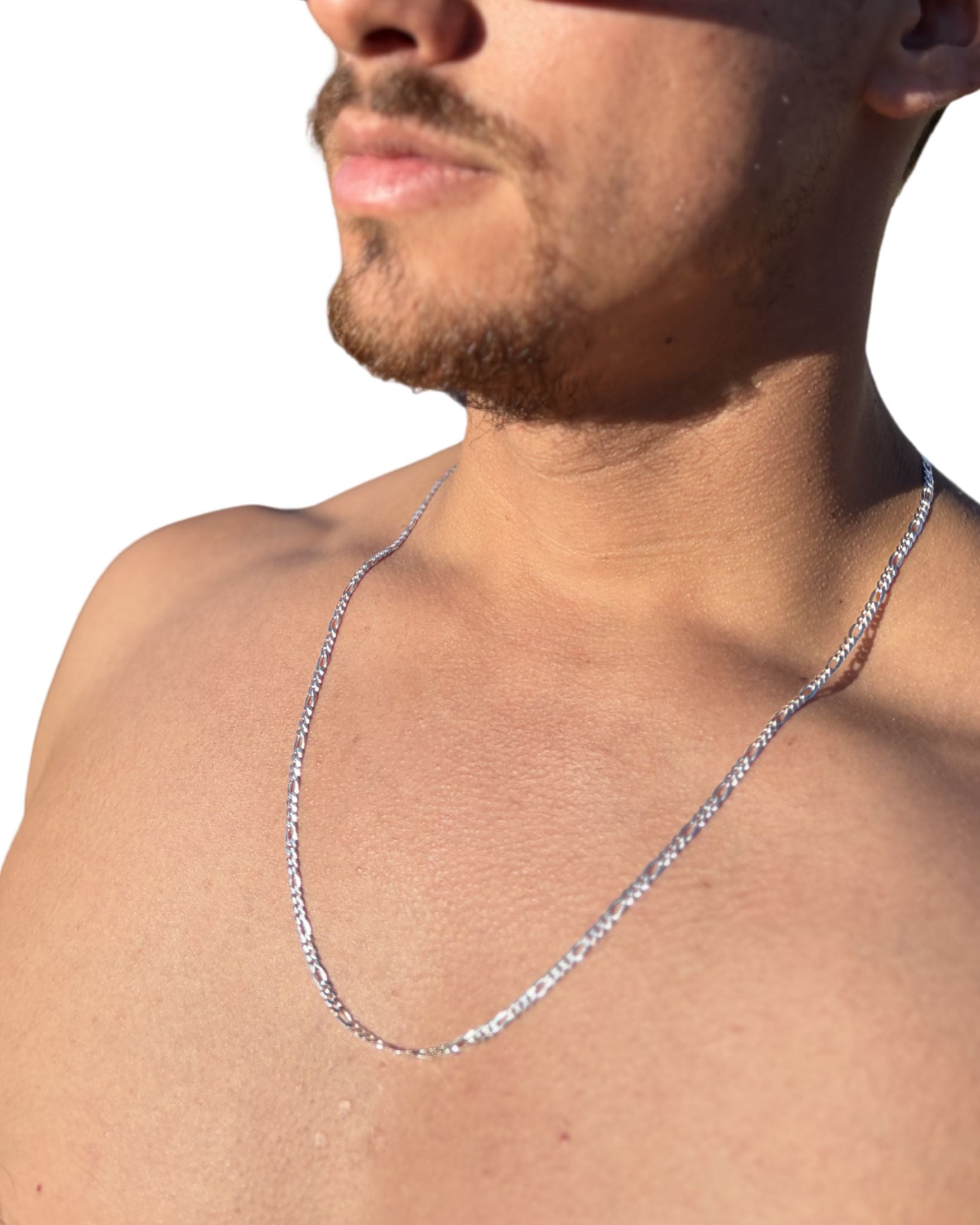 Conjunto Icon Cadena y Pulsera · Fina Plata Italiana 925 - PIZANI