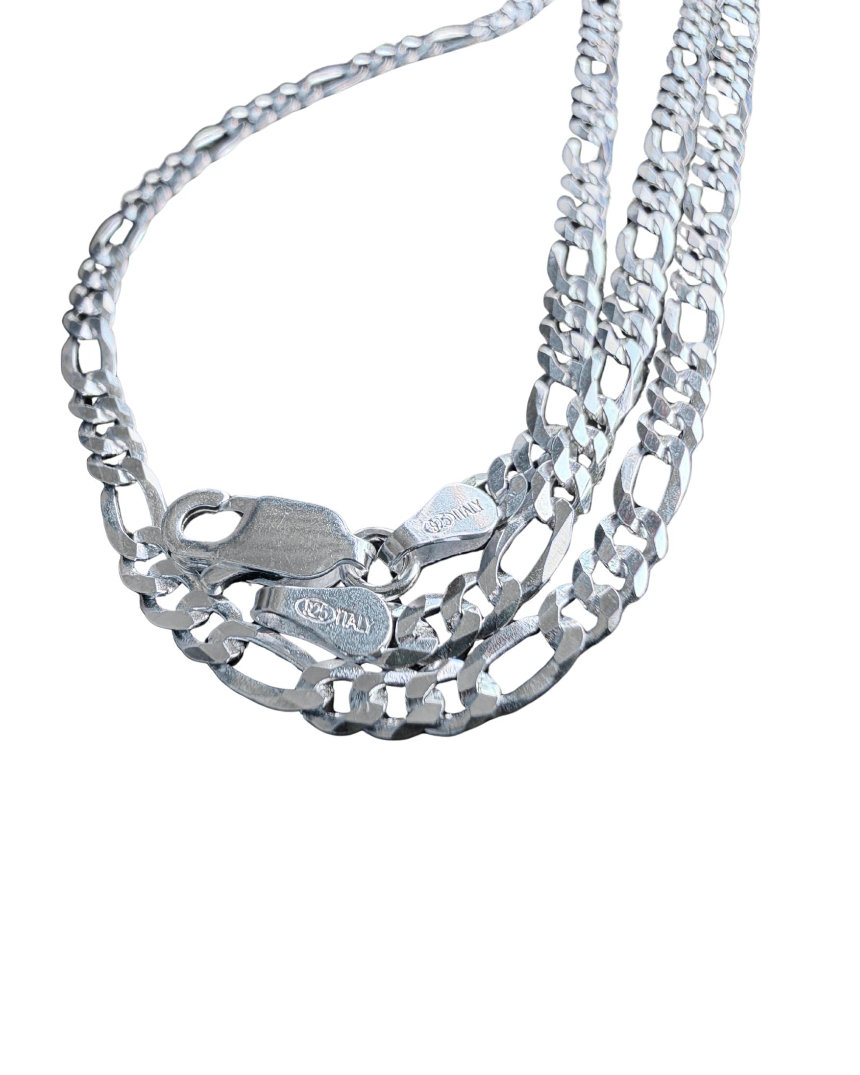 Conjunto Icon Cadena y Pulsera · Fina Plata Italiana 925 - PIZANI