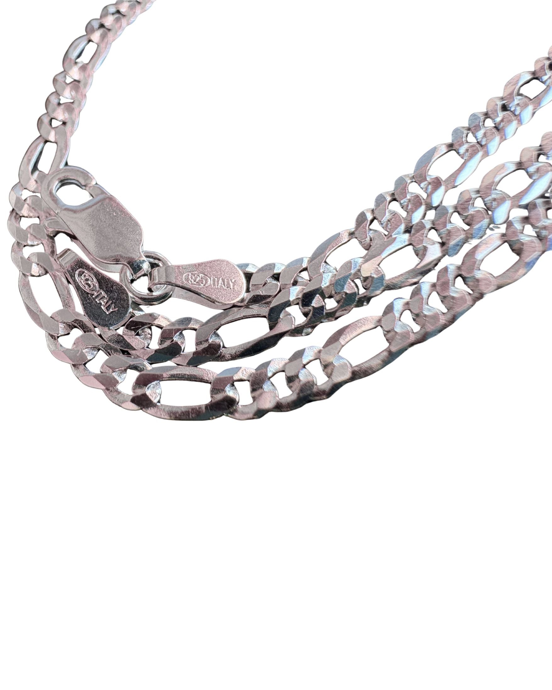 Conjunto Icon Cadena y Pulsera · Fina Plata Italiana 925 - PIZANI