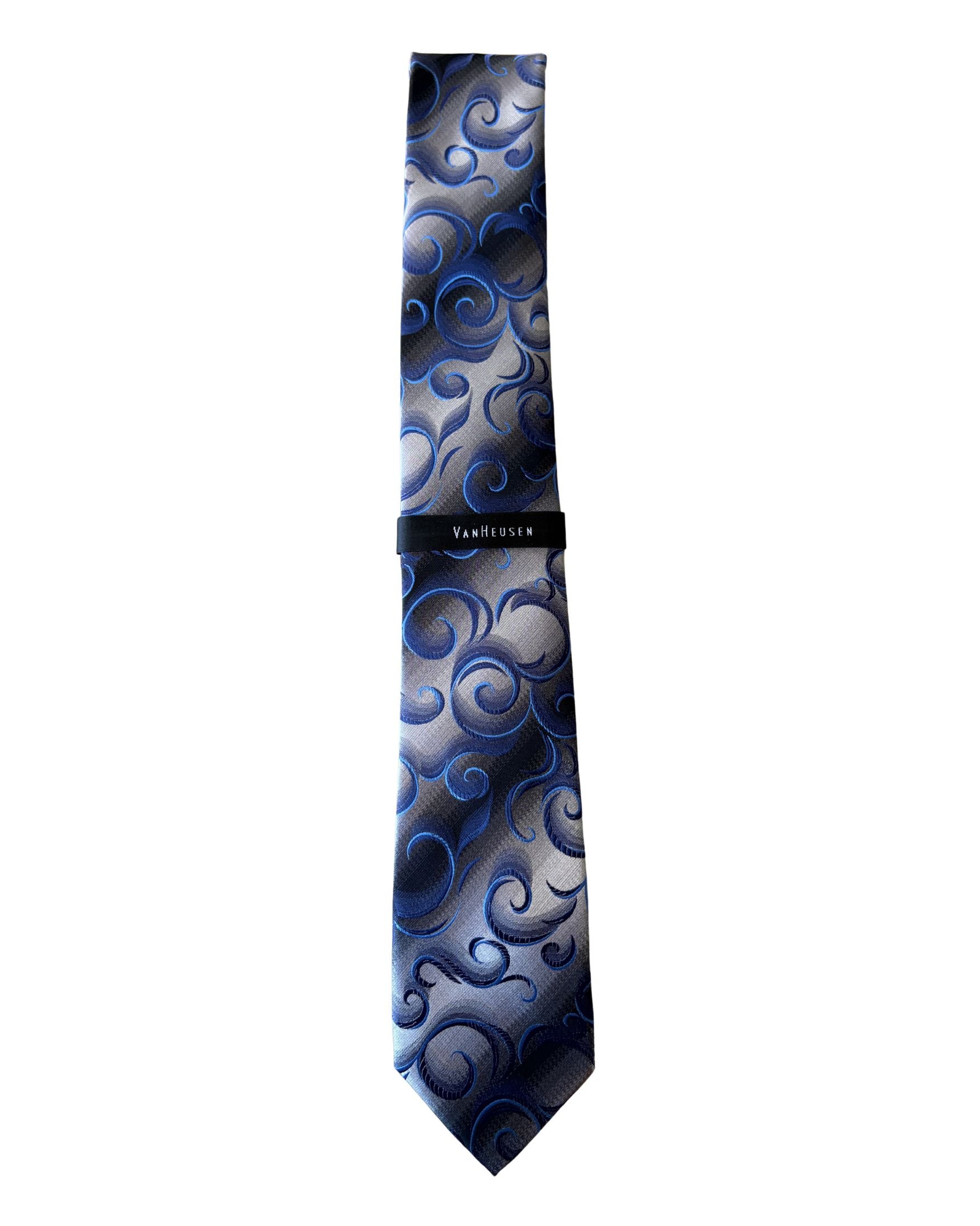 Corbata VAN HEUSEN Azul Paisley Degradé – Original