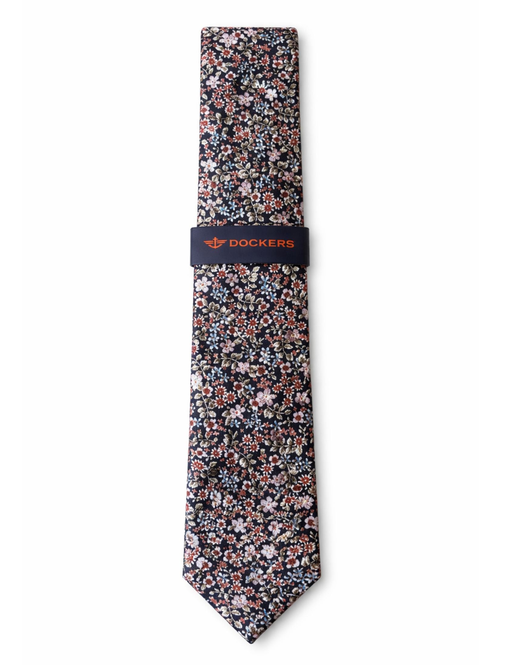 Corbata DOCKERS Floral Oscura Premium