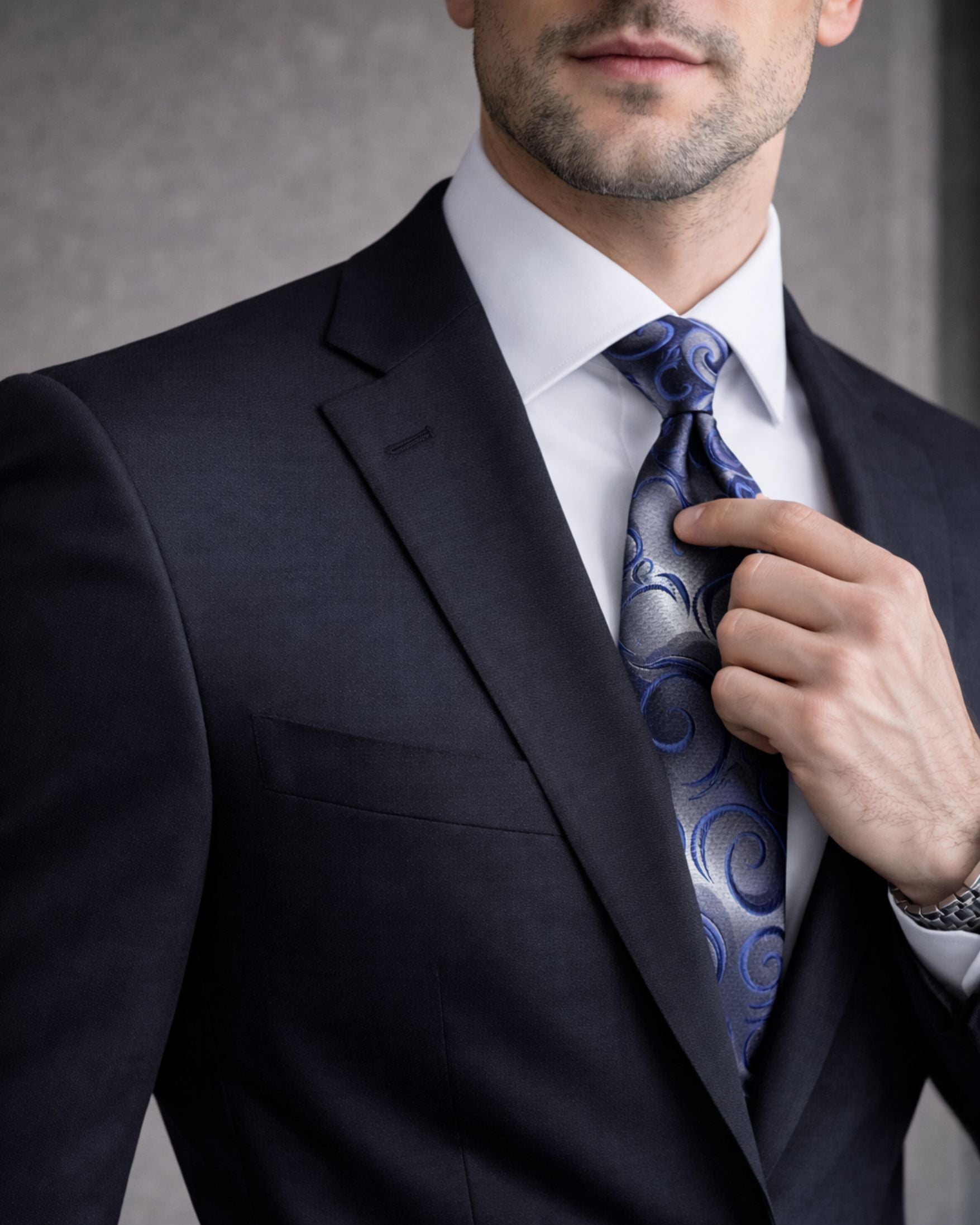 Corbata VAN HEUSEN Azul Paisley Degradé – Original