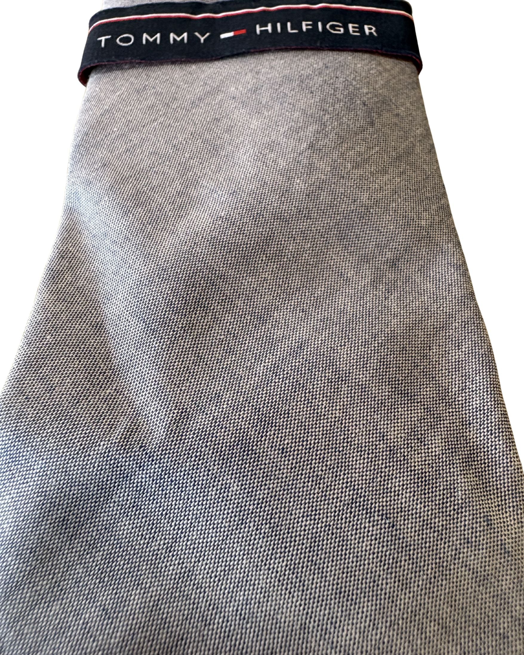 Corbata TOMMY HILFIGER Gris Claro Clásica – Original