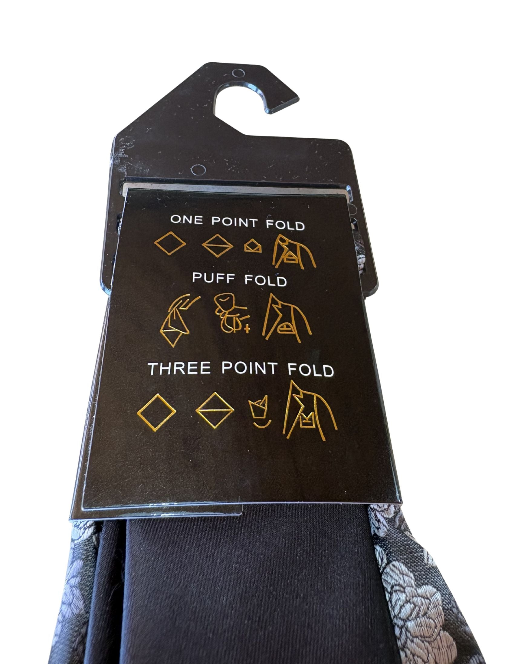 Set Corbata Negra Slim + Pañuelo Floral Blanco PIERRE CARDIN – Elegancia Formal