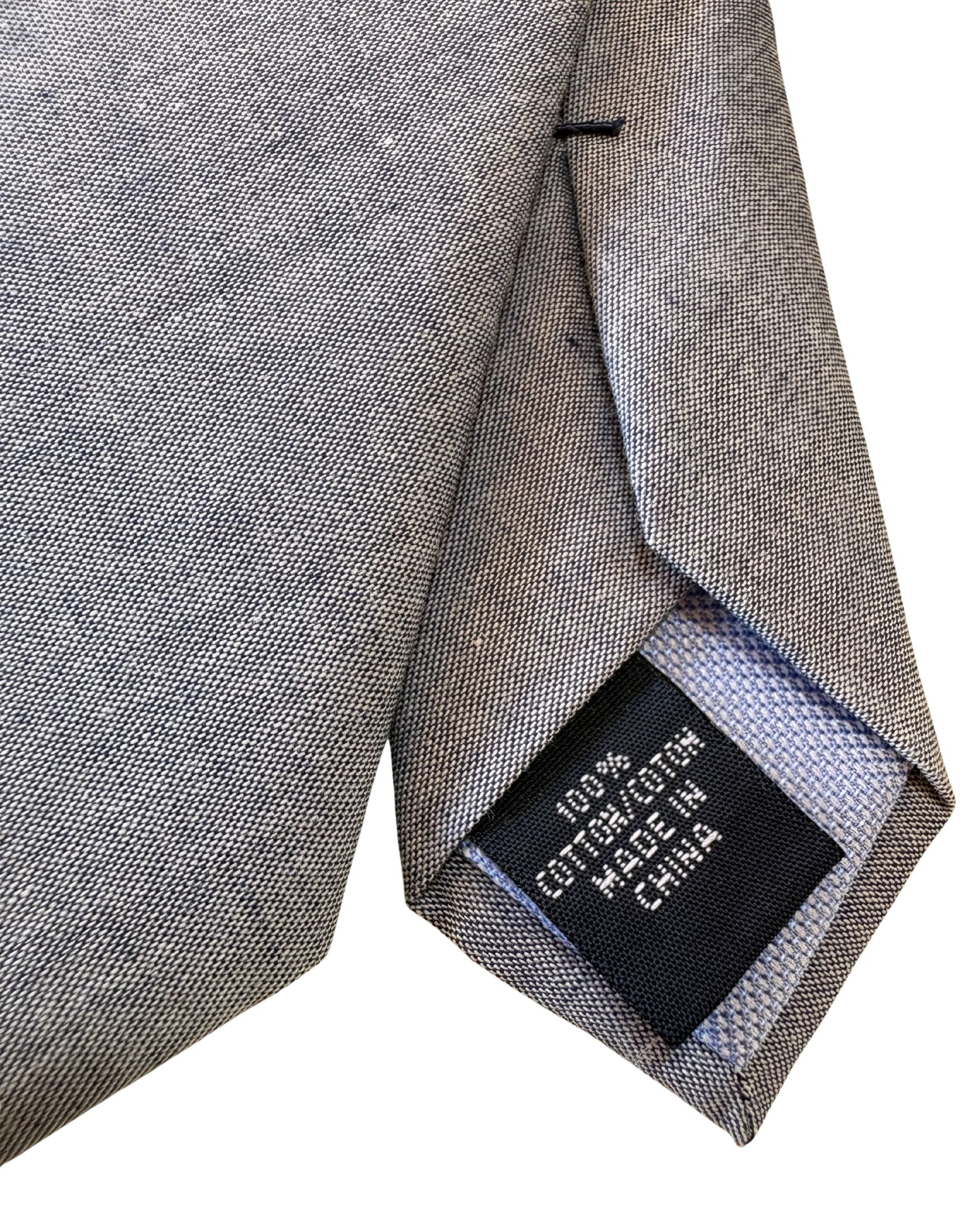 Corbata TOMMY HILFIGER Gris Claro Clásica – Original