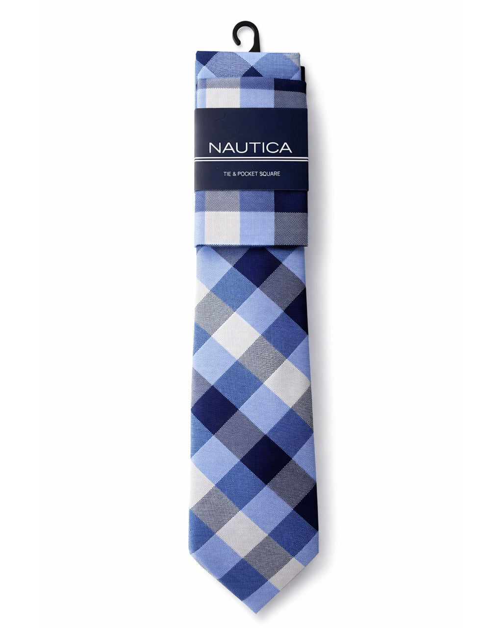 Set Corbata Azul Cuadros + Pañuelo a Juego – Edición Ejecutivo Moderno