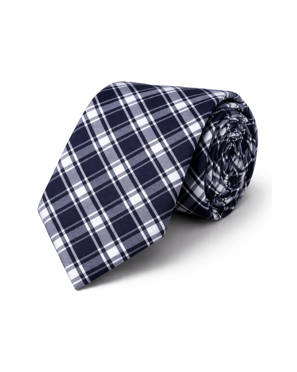 Corbata DOCKERS Cuadrillé Negro & Blanco – Original