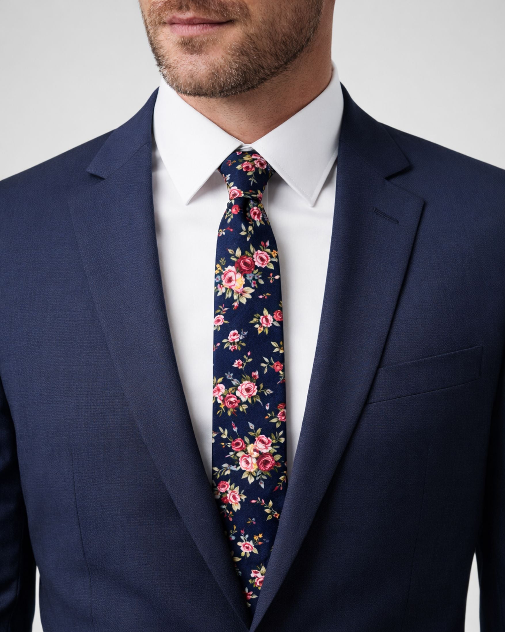 Corbata DOCKERS Floral Navy Premium