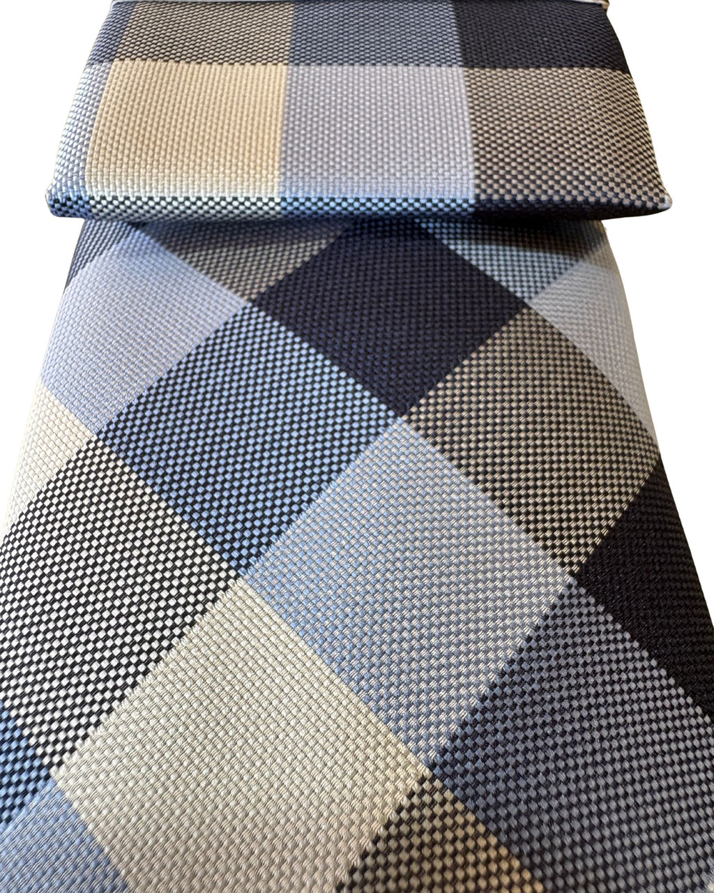 Set Corbata Azul Cuadros + Pañuelo a Juego – Edición Ejecutivo Moderno