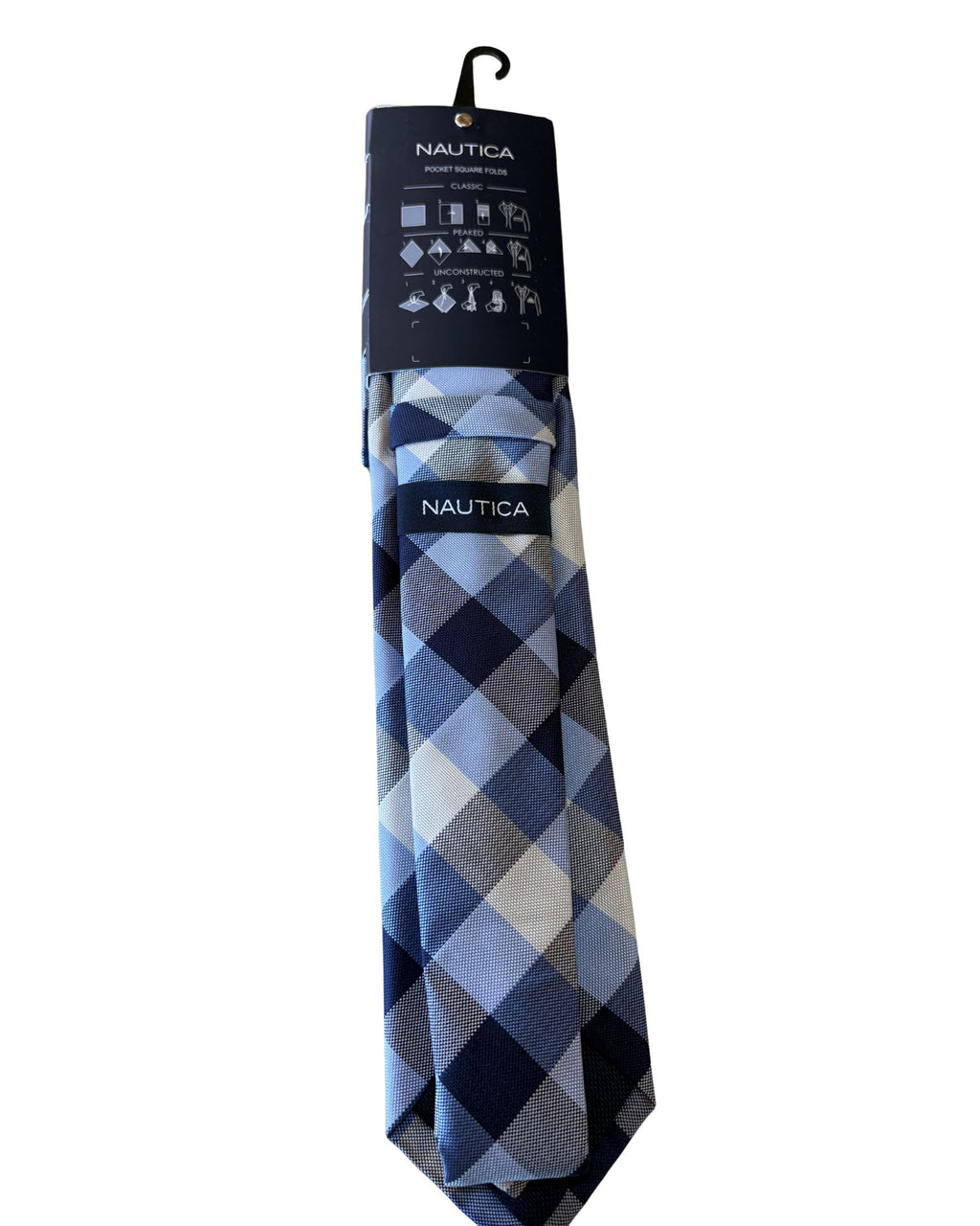 Set Corbata Azul Cuadros + Pañuelo a Juego – Edición Ejecutivo Moderno