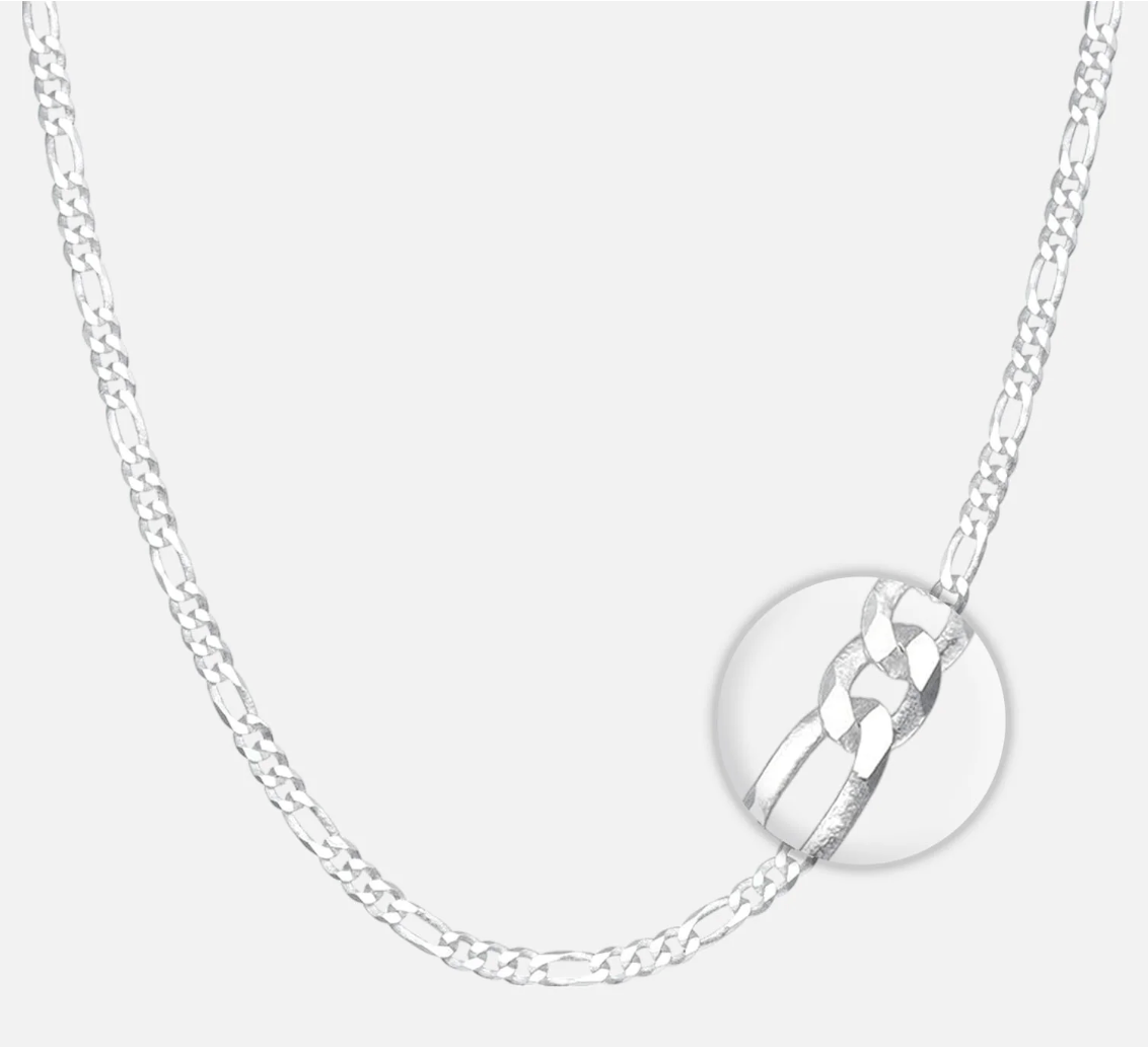 Conjunto Icon Cadena y Pulsera · Fina Plata Italiana 925 - PIZANI