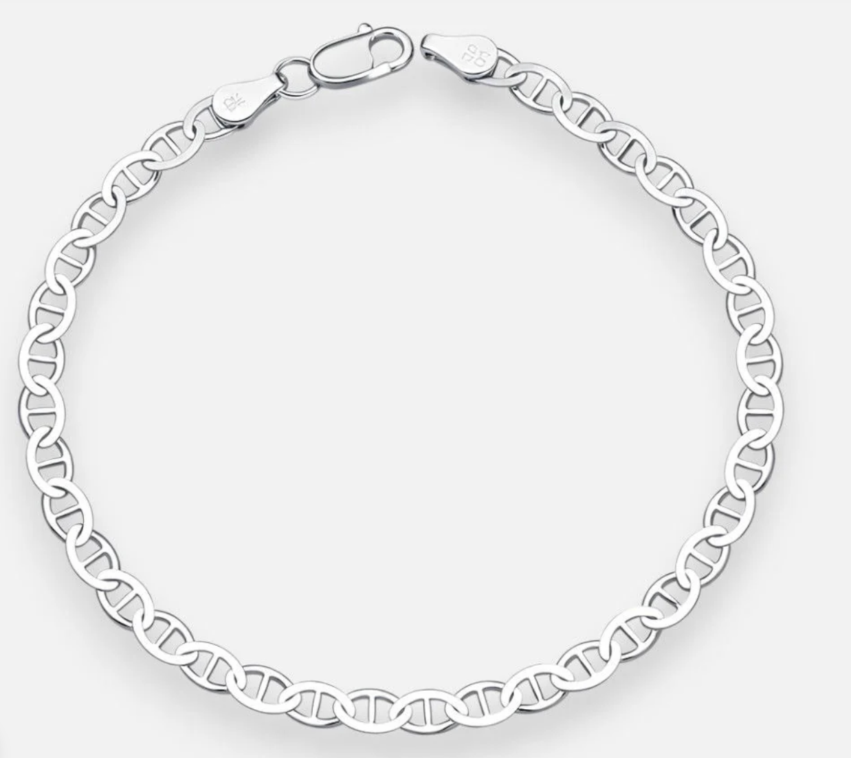 Conjunto Icon Cadena y Pulsera · Fina Plata Italiana 925 - PIZANI
